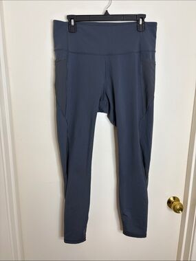 Old Navy Women's Slate-Gray Active High-Rise Workout Pants